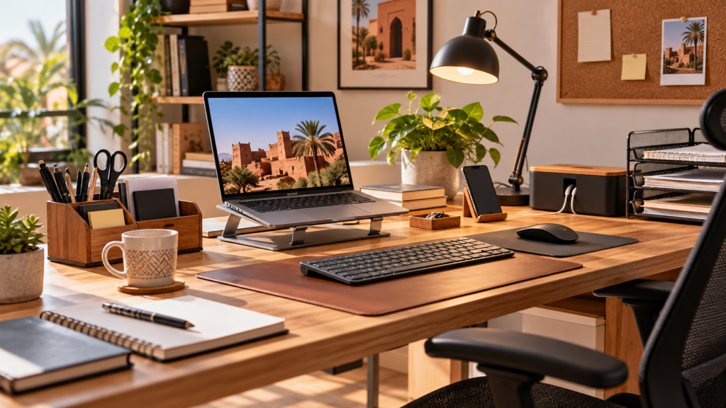 bureau moderne parfaitement organisé